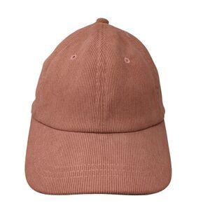 Universal Thread Slideback Hat Pink OSFA Adjustable Corduroy Blank
